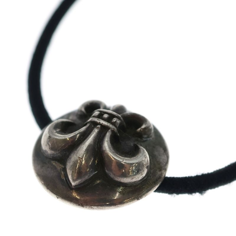Chrome Hearts Hairband BS Fubol Headband Hair Tie Concho Silver