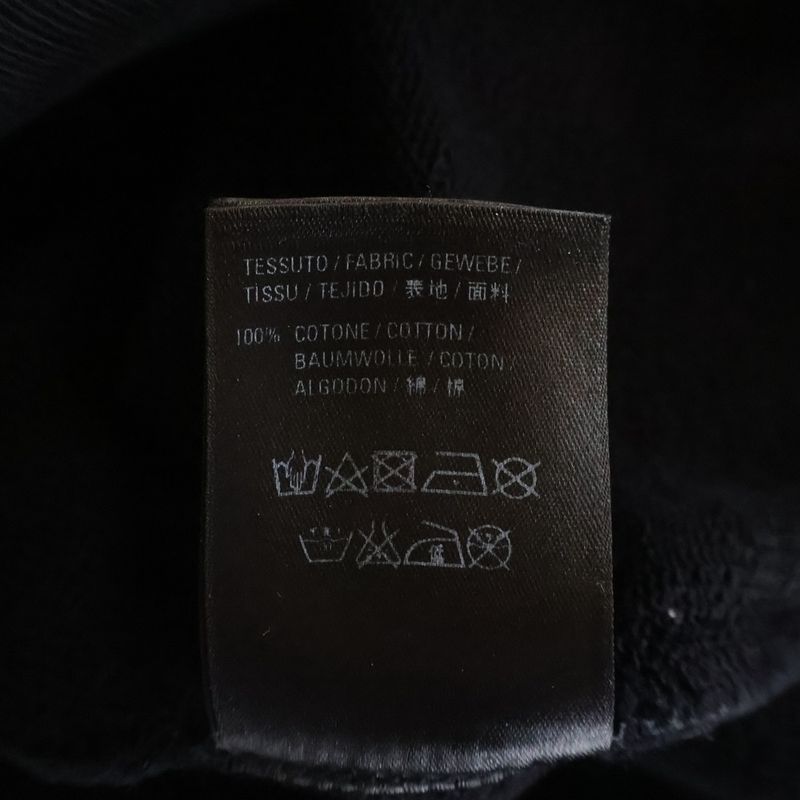 Balenciaga Campaign Logo Print Pullover Sweatshirt Hoodie Black