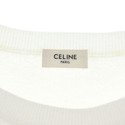 Celine Logo Crewneck Sweatshirt Locky Trainer White