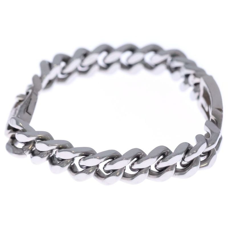 Fendi Baguette Fflogo Bracelet Silver
