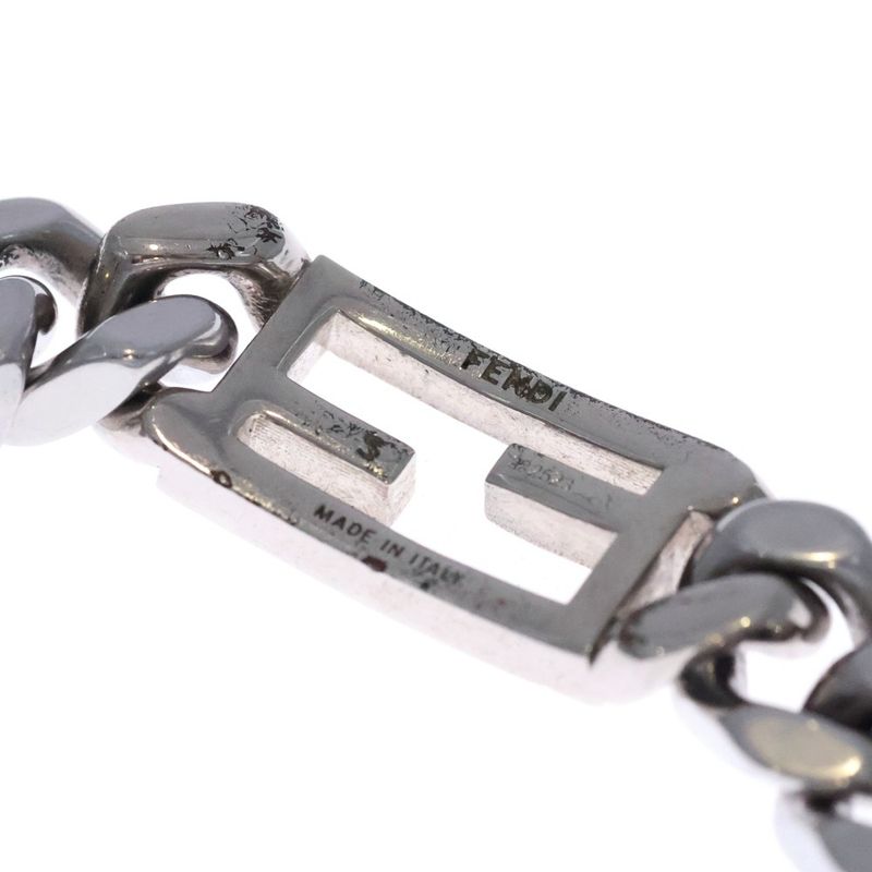 Fendi Baguette Fflogo Bracelet Silver