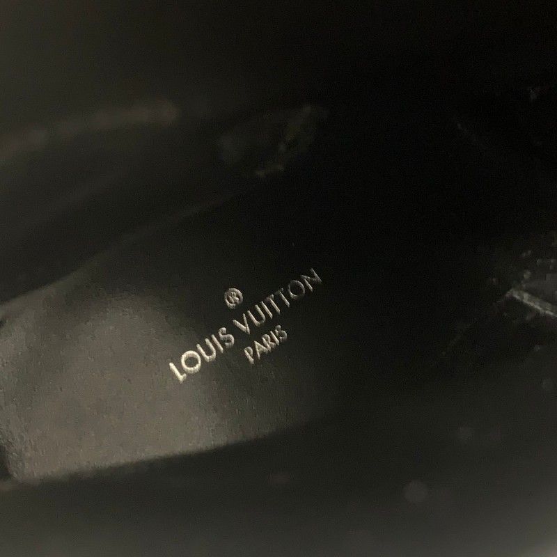 Louis Vuitton Star Trail Line Monogram Boots Short Shoes Leather Black Brown