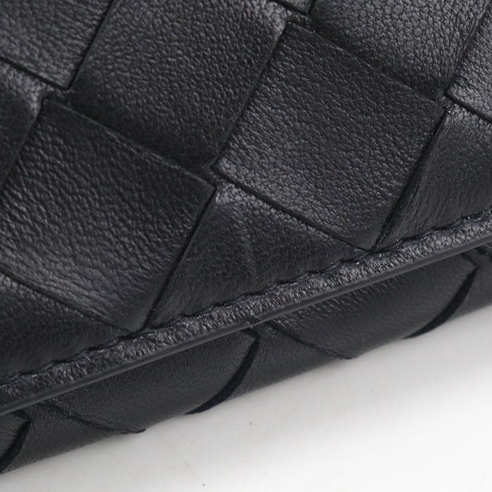 Bottega Veneta Business Card Case Intrecciato Holder Lambskin
