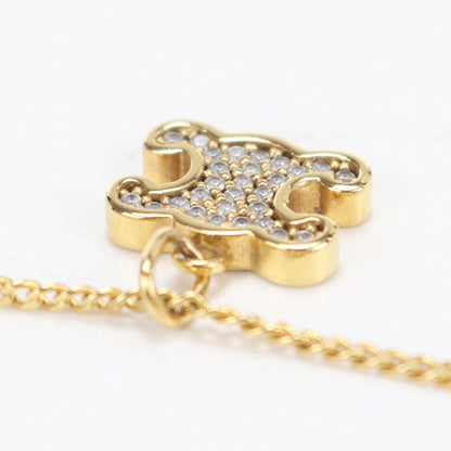 Celine Line Stone Triomphe Necklace Metal