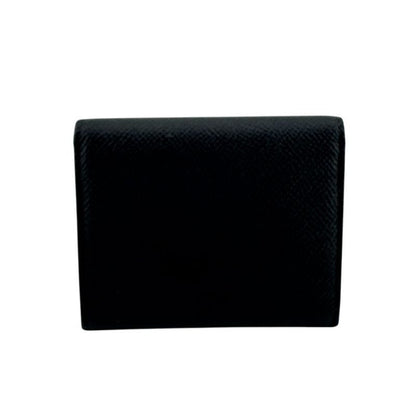 Bvlgari Coin Purse Leather Case Black