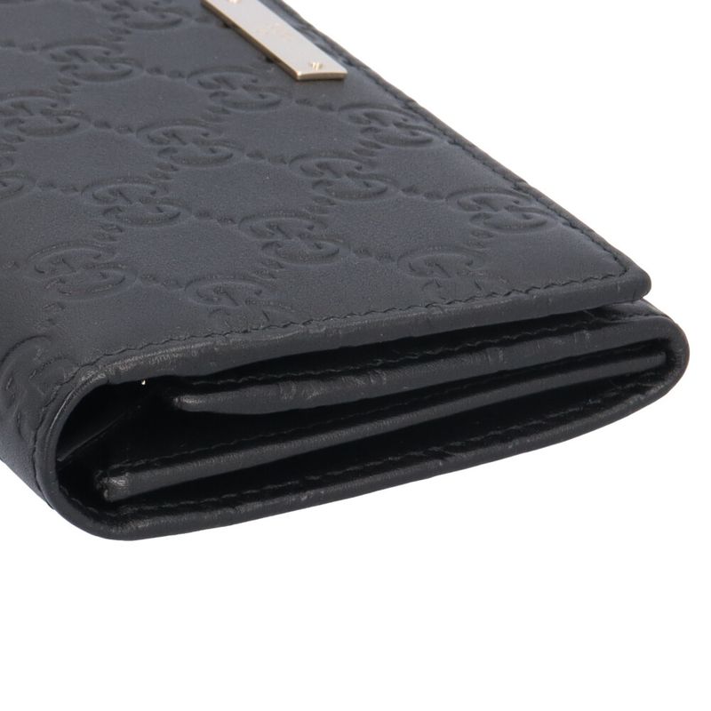 Guccissima Wallet Leather Wallets Gold