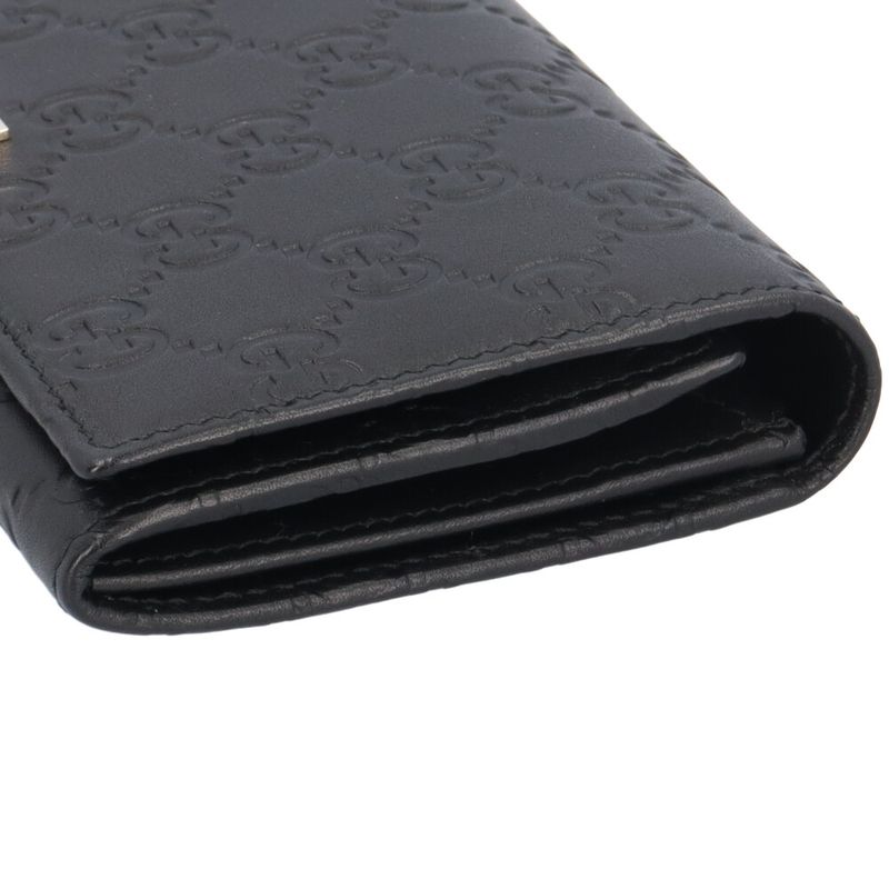 Guccissima Wallet Leather Wallets Gold
