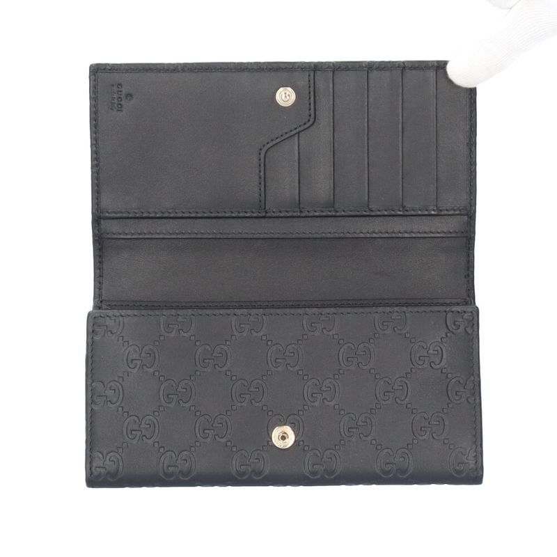 Guccissima Wallet Leather Wallets Gold