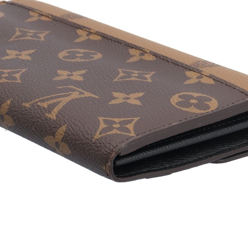 Louis Vuitton Portefeuille Sarah Monogram Giant Reverse Wallet Canvas