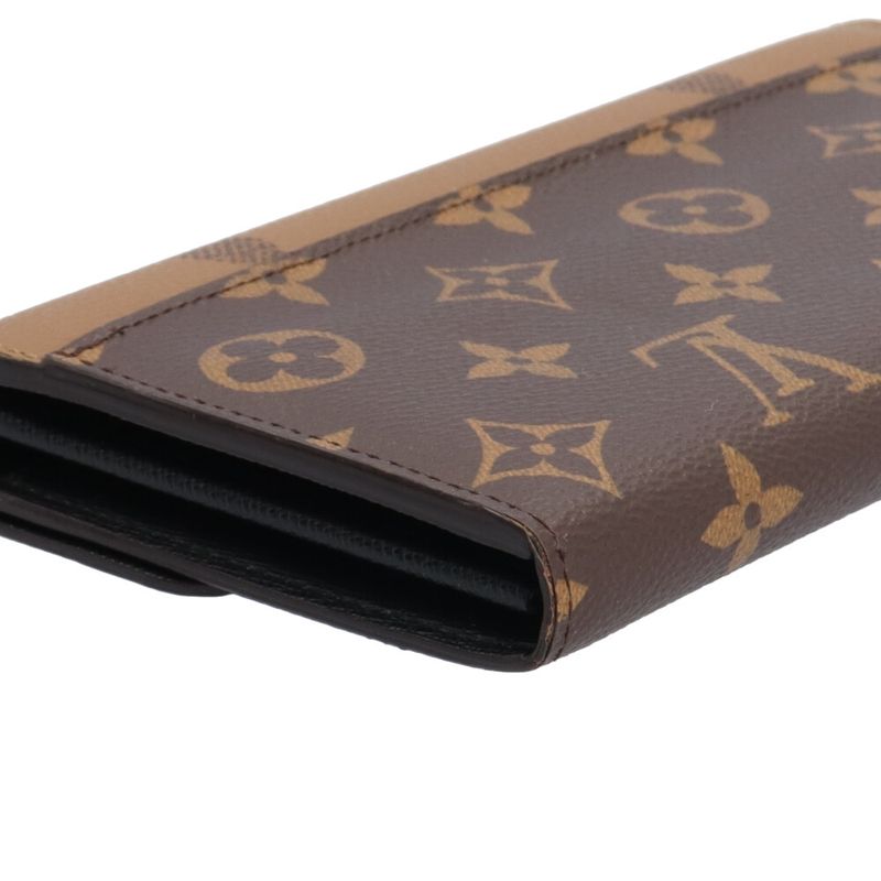 Louis Vuitton Portefeuille Sarah Monogram Giant Reverse Wallet Canvas