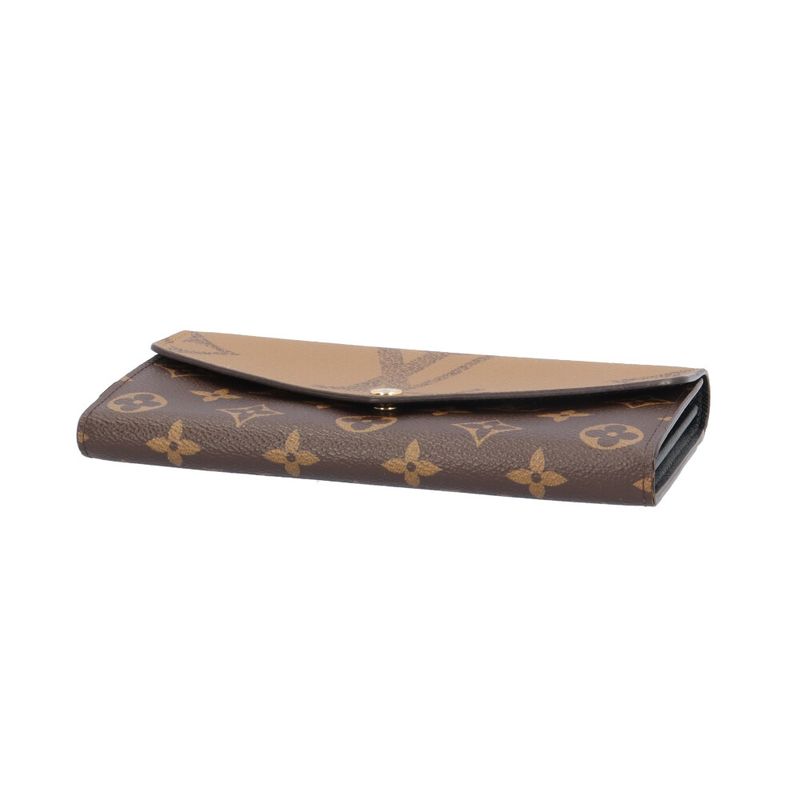 Louis Vuitton Portefeuille Sarah Monogram Giant Reverse Wallet Canvas