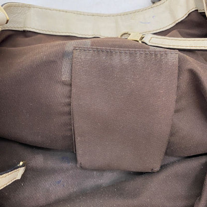 Gucci Tote GG Canvas Abbey Business Travel White