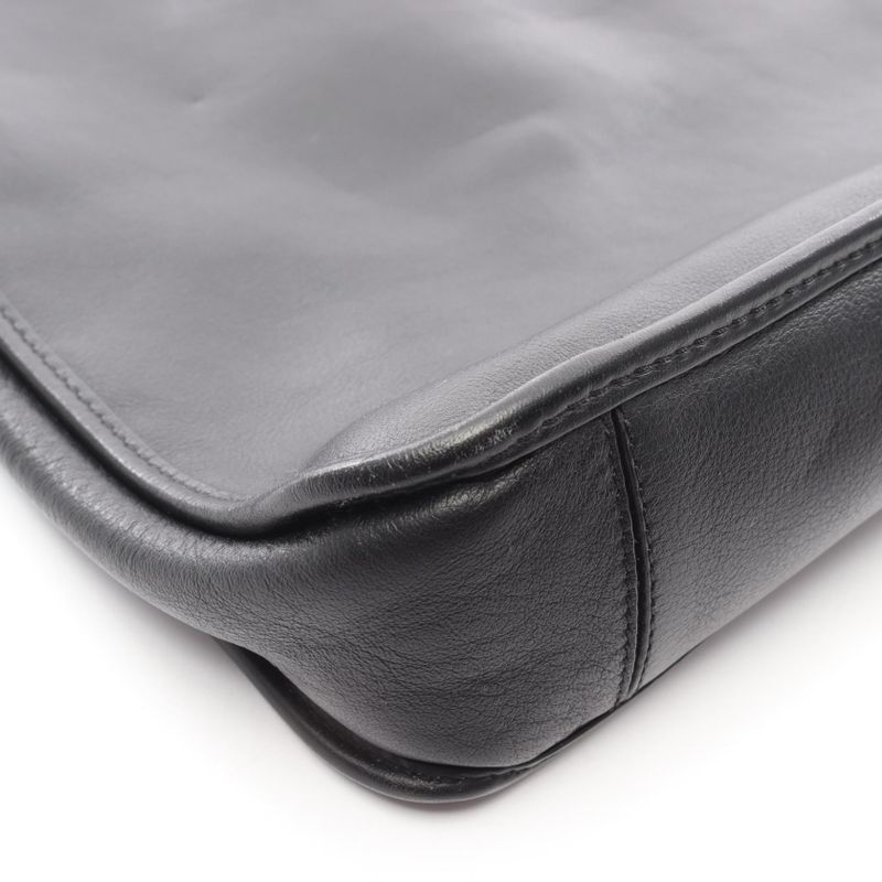 Loewe Business Anagram Black Leather Briefcase