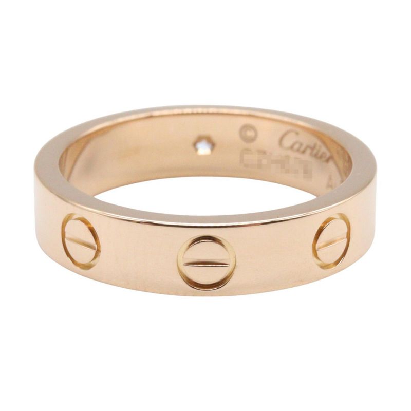 Cartier Ring Mini Love 18k Pink Gold Diamond