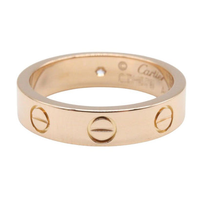 Cartier Ring Mini Love 18k Pink Gold Diamond