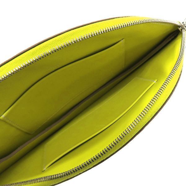 Hermes Pochette Citron Clutch