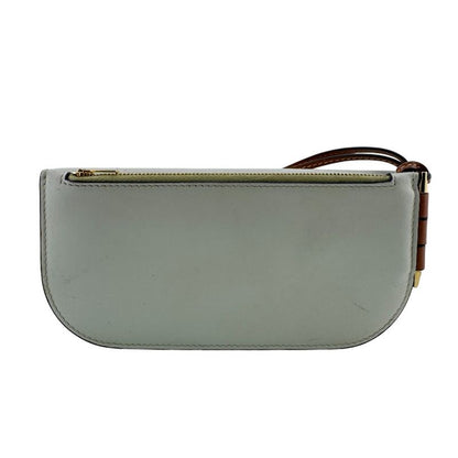 Loewe Gate Continental Leather Wallet Gray