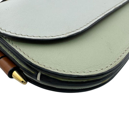 Loewe Gate Continental Leather Wallet Gray