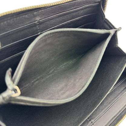 Gucci Zip Around Horsebit Guccissima Leather Wallet Black