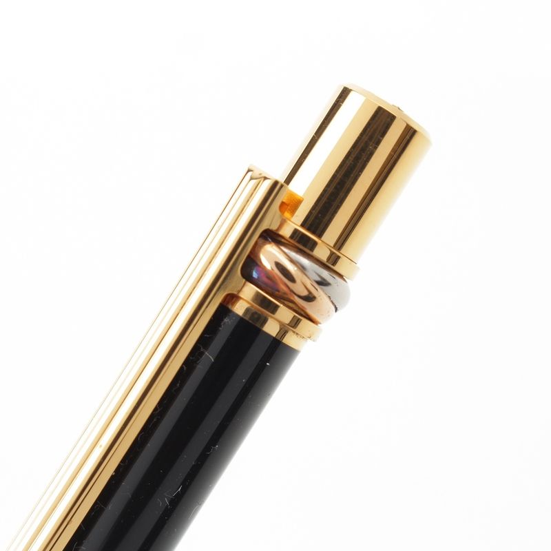 Cartier Trinity Ballpoint Pen Writing Instrument Stationery Black