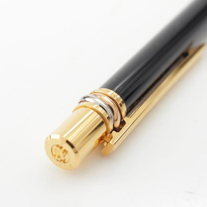 Cartier Trinity Ballpoint Pen Writing Instrument Stationery Black