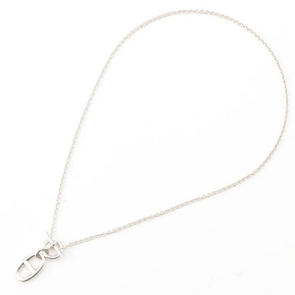 Hermes Chaine D'ancre Amulet Pendant Necklace Silver
