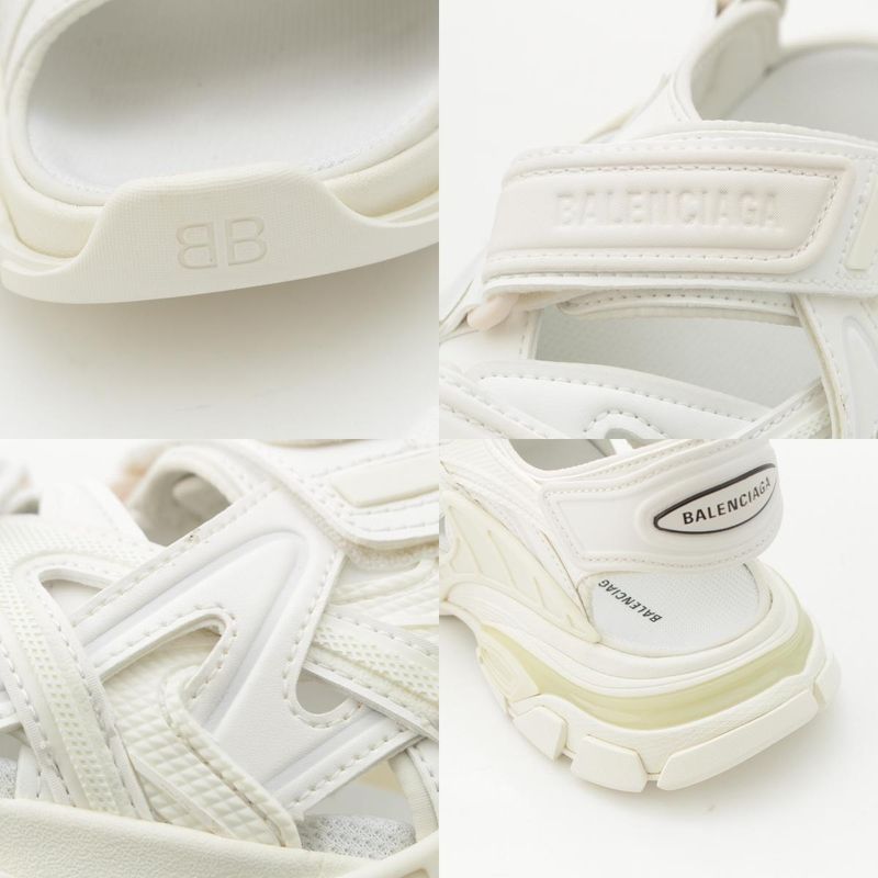 Balenciaga Strap Sandals White 39