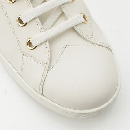 Louis Vuitton Stella Line Leather High Cut Sneakers Shoes White 37