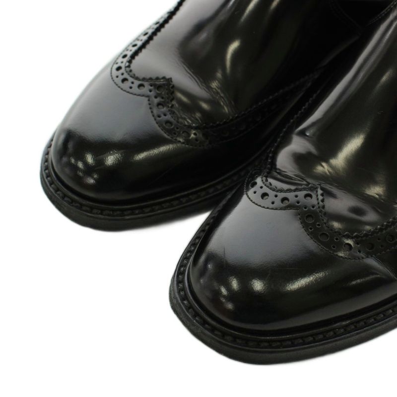 Saint Laurent Paris Chelsea Boots Side Gore Short Leather 37 Black