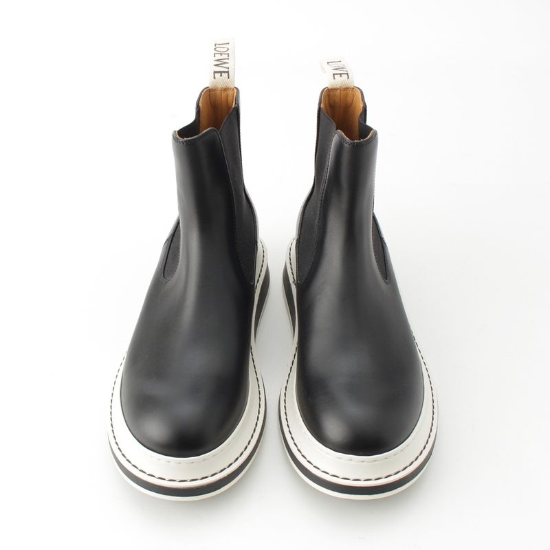 Loewe Chelsea Bicolor Side Gore Boots Black 39