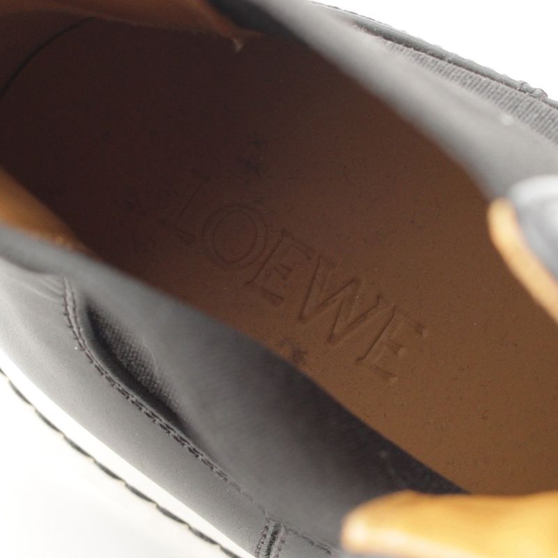 Loewe Chelsea Bicolor Side Gore Boots Black 39