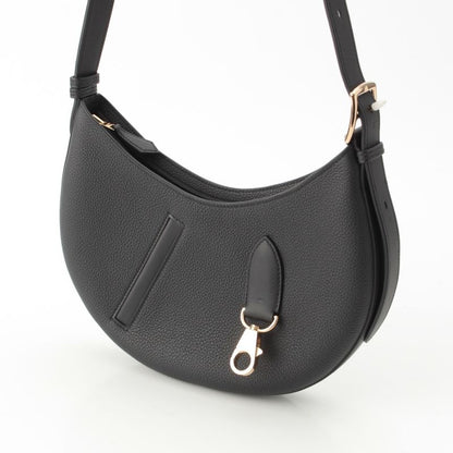 Hermes Petit Arson Togo Swift Gold Shoulder Bag Black