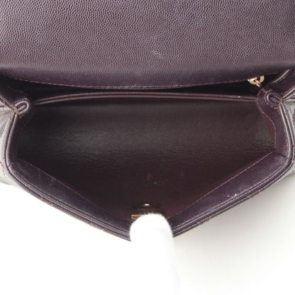 Chanel Coco Handle 24 XS Caviar Leather 2-Way Handbag Gold Brown