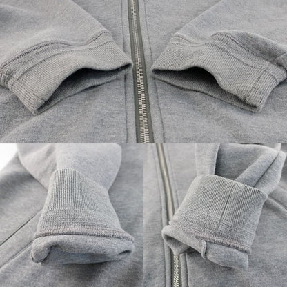 Louis Vuitton Hoodie Zip Up XL Gray Juj
