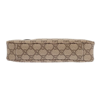 Gucci GG Emblem Small Faeaa 2-Way Shoulder Bag Leather Brown Gold