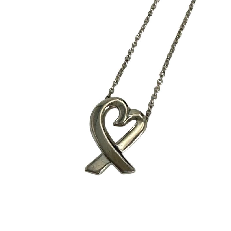 Tiffany & Co Necklace Picasso Loving Heart Pendant Silver