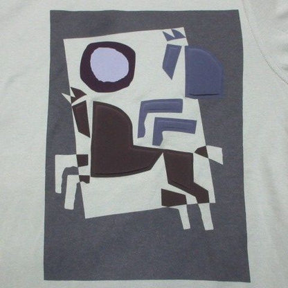 Hermes Velky Lov T-Shirt Cashmere Blend Top Short Sleeve Print Embossed Crew
