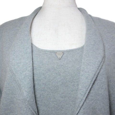 Chanel Identification Vintage 00c Ensemble Knit Cashmere Casual Cardigan