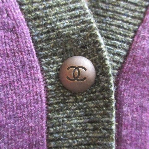 Chanel Boutique Vintage Cashmere Ensemble Knit Vest Sweater Pullover Long