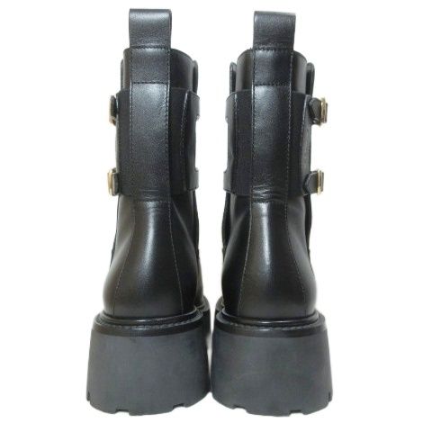 Celine Balki Buckle Diambout Platform Shoes 35 Black