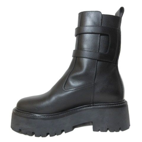 Celine Balki Buckle Diambout Platform Shoes 35 Black