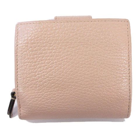 Gucci GG Marmont Leather Compact Wallet Bifold Pink
