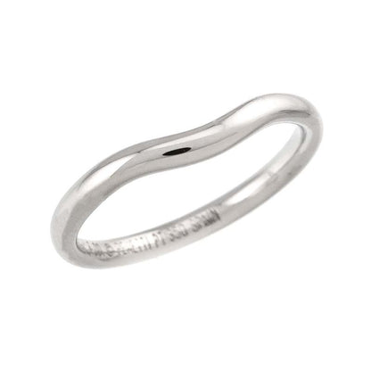Tiffany & Co Curved Band Ring Pt Platinum