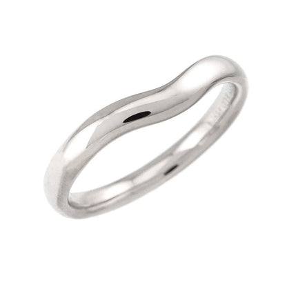 Tiffany & Co Wide Curved Band Ring Pt Platinum