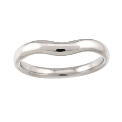 Tiffany & Co Wide Curved Band Ring Pt Platinum