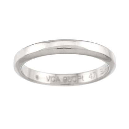 Van Cleef & Arpels Tendrement 47 Ring Width Pt Platinum