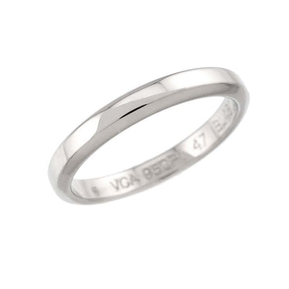 Van Cleef & Arpels Tendrement 47 Ring Width Pt Platinum