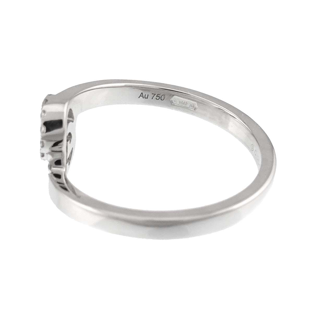Gucci GG Running Ring Diamond 18k WG White Gold