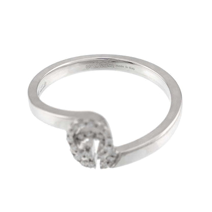Gucci GG Running Ring Diamond 18k WG White Gold