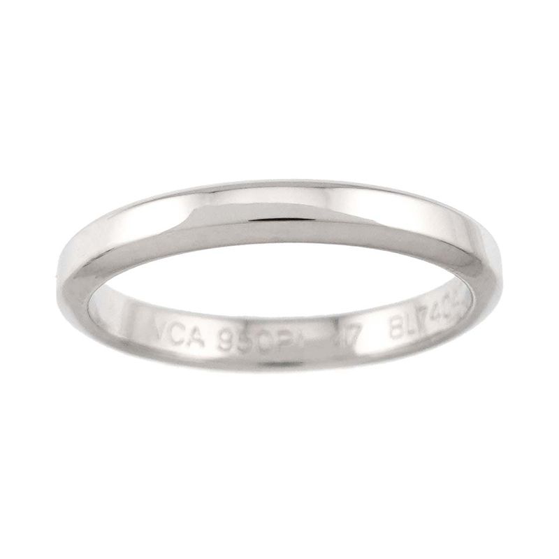 Van Cleef & Arpels Tendrement 47 Ring Width Pt Platinum